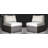 Minnesota Wicker Sectional Armless Seats