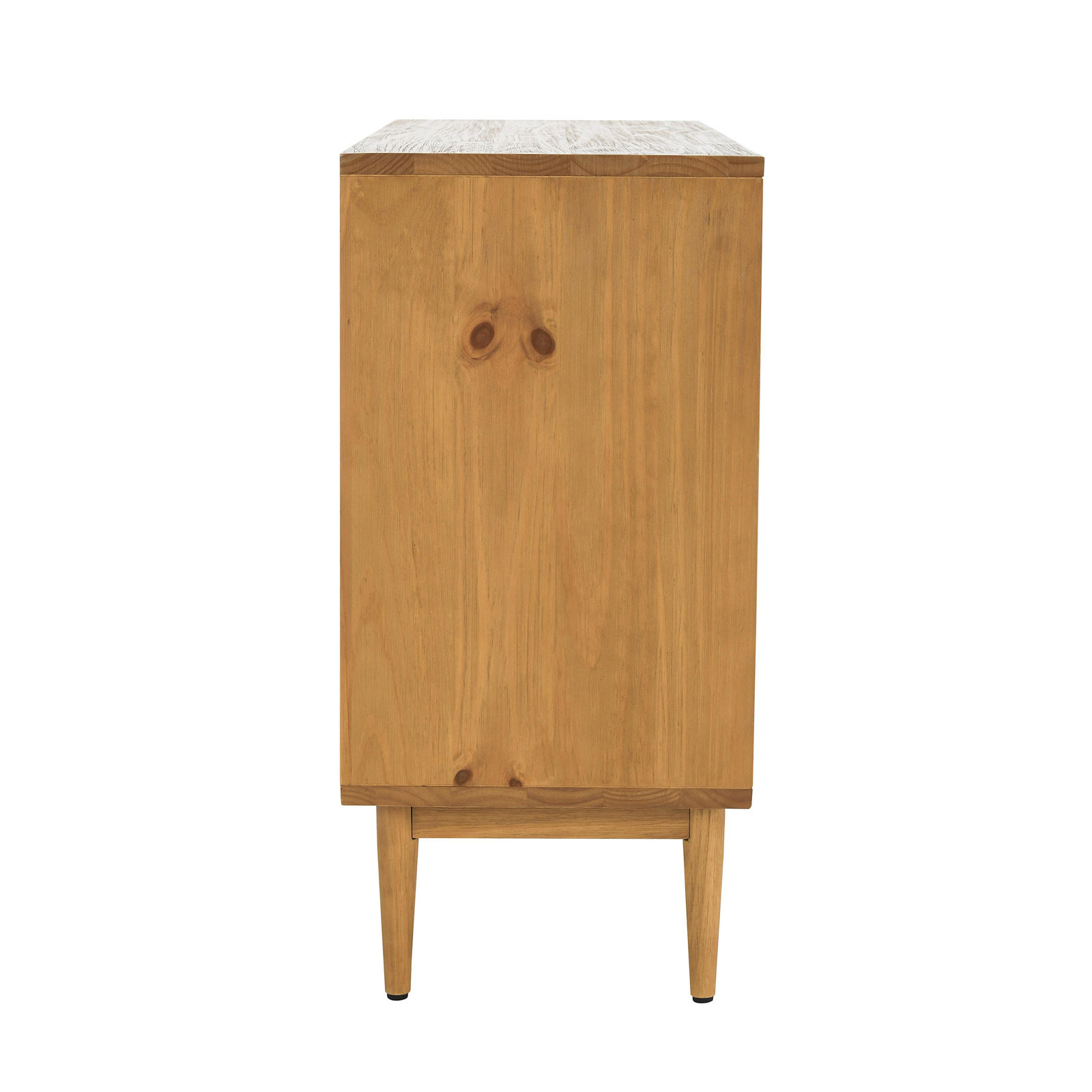 Genie Pine Accent Cabinet, Natural Brown