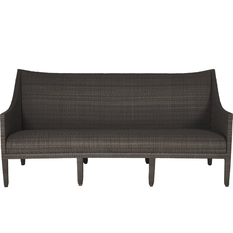 Athena Plus Woven Sofa - Black Walnut, Black Walnut