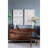 Of 2 Paper Leaf Shadow Box Wall Enhancement, 23.5X1x35.5", Gray-Washed Frame, Fine Work, Beautifies Modern Accessory, Artistry, Adds Elegance To Office & Family Rooms