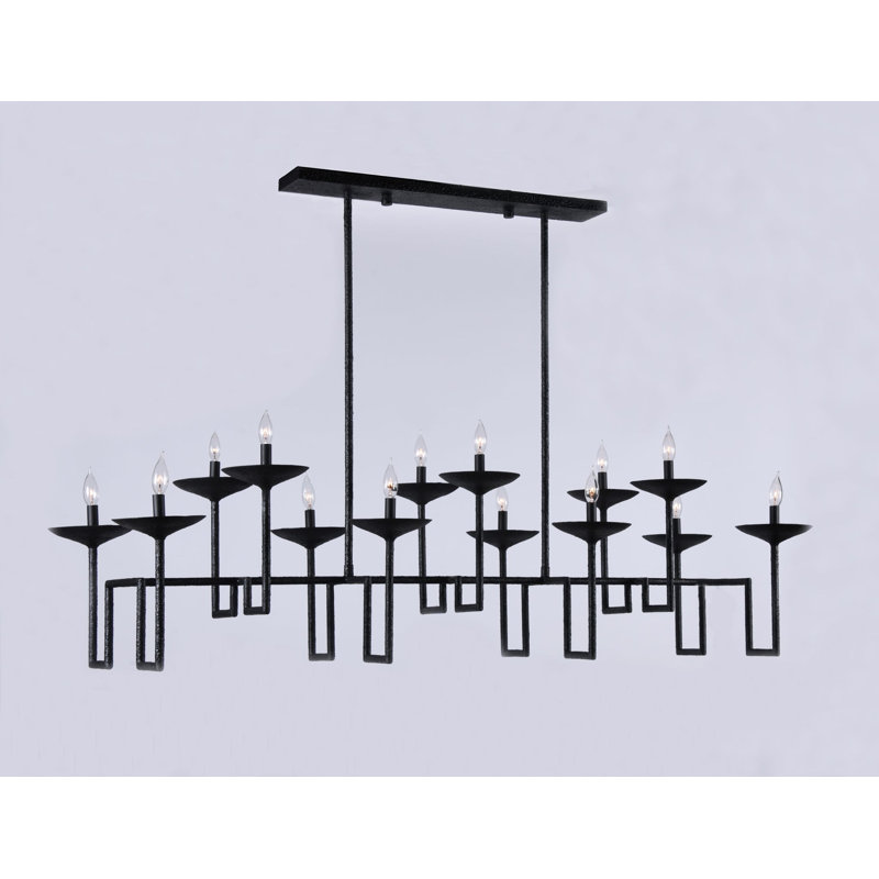 Lustre de salle à manger Le Marais, Plâtre français gris anthracite