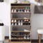 Armoire de rangement pour chaussures à 3 tiroirs, range-chaussures en bois à 3 niveaux
