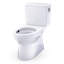 TOTO Glaston 1G Two-Piece Elongated 1.0 GPF Universal Height Toilet with Right-Hand Trip Lever and CEFIONTECT, Cotton White - CST472CUFRG#01-1588230566
