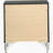Black 2-Drawer Nightstand Bedside Table