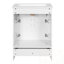 Meuble-lavabo avec lavabo, 2 portes et 1 tiroir basculant-778314650