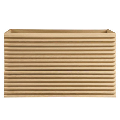 Modway Render 36" Wall Mounted Single Bathroom Vanity Base Only