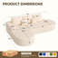 3 Seater Fabric Corner Sectional-1507353142