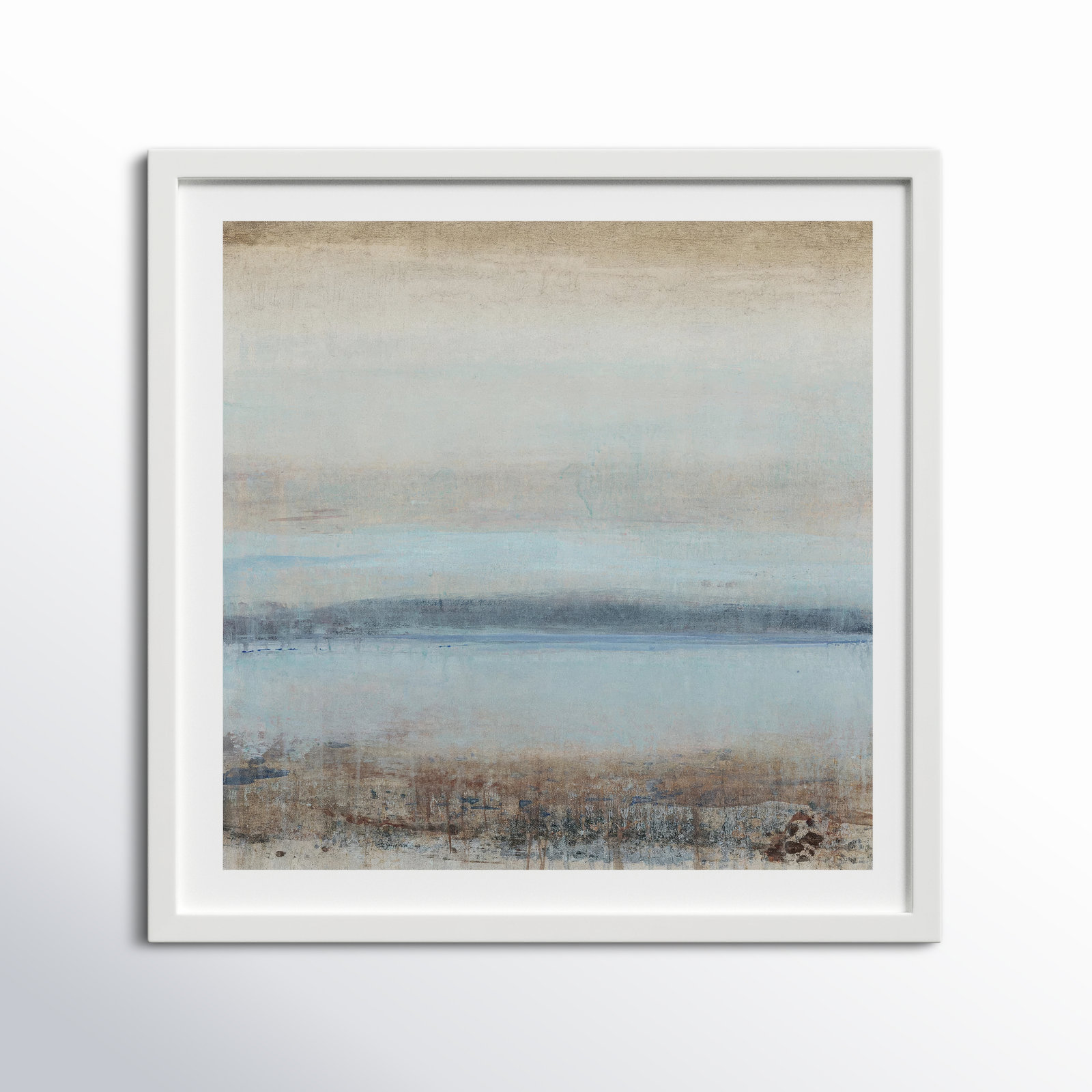 Tranquility I by Timothy O' Toole, White, 20"H x 30"W