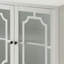 Console blanche avec 2 portes