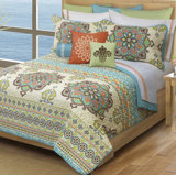 Luxury Bedding Collection Modern & Contemporary Damask Coverlet Set
