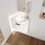 30" Freestanding Bathroom Vanity With Resin Sink & 2 Soft-Close Cabinet Doors-112367383