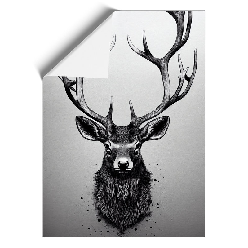 Urban Stag - Print, Paper, No Matte, 42cm H x 29.7cm W