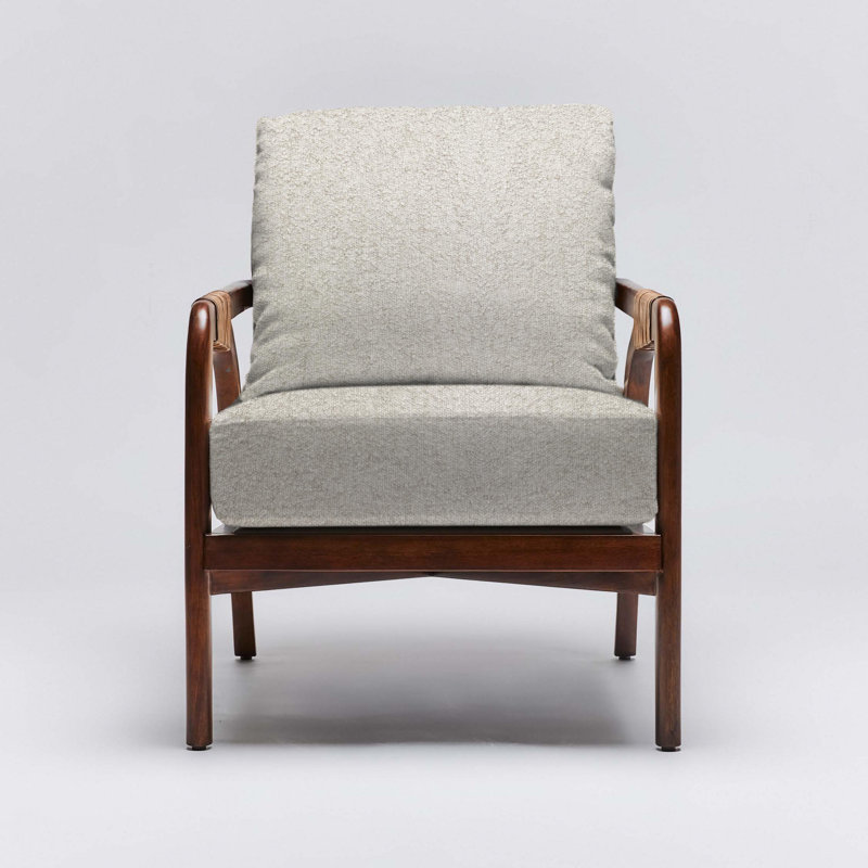 Delray Armchair, Light Chestnut, Tint Loop
