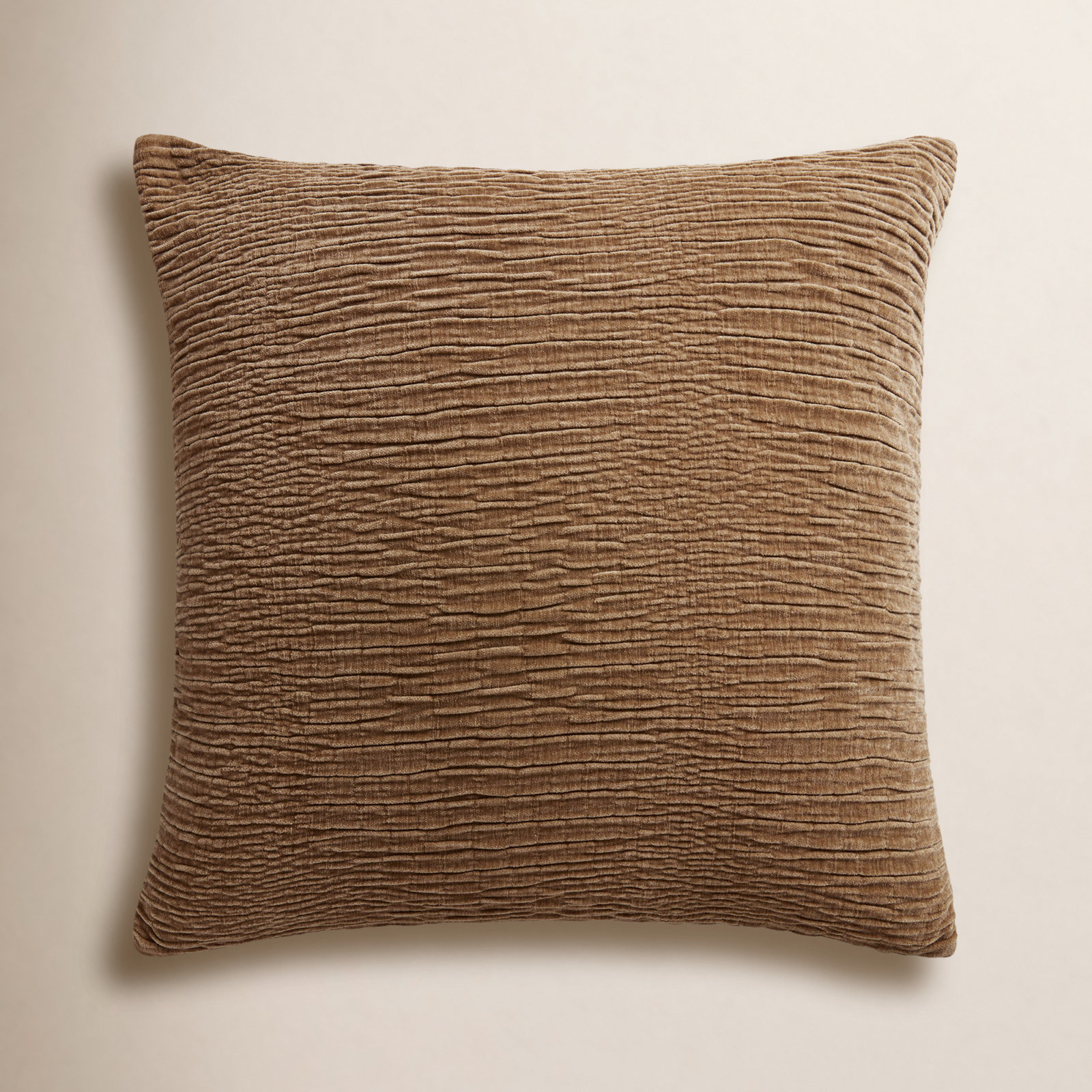 Edan Throw Pillow, Brown, Polyester/Polyfill, 22"H x 22"W