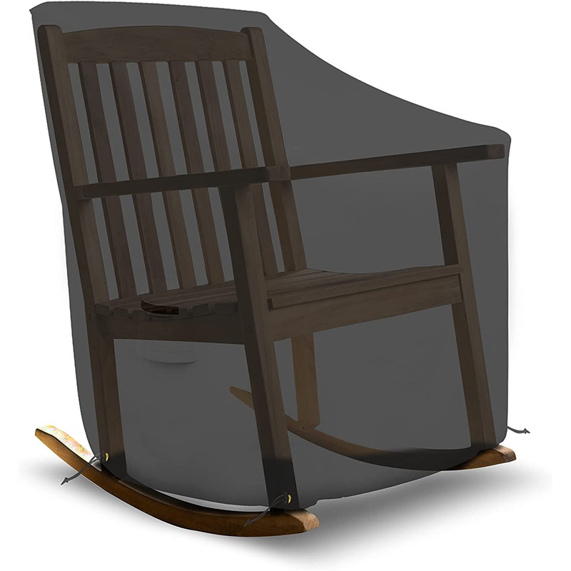 High Density Heavy-Duty Outdoor Rocking Chair Cover, UV Resistant Waterproof Patio Chair Covers, 45" H x 36" W x 44" D