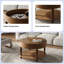 Table basse double avec rangement pour le salon, table basse ronde moderne de 31,5 po-982534884