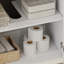 Meuble-lavabo 30 po avec lavabo en céramique, fini faux-vieilli