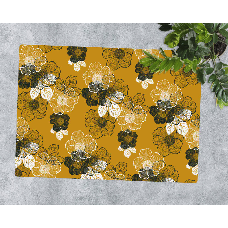 Nabhya Hard Floor Rectangular Chair Mat, 120 x 90 cm