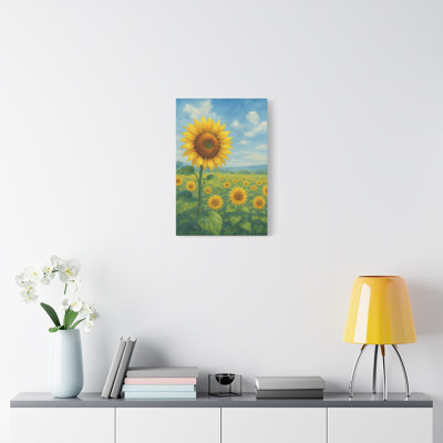 Aaroon Single Picture Frame Print on Canvas