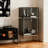 Gray Acrylic+Stainless Steel Display Cases-121494720