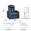 Fauteuil de cinéma inclinable Power Zero Gravity-604193632