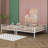 Full Over Full Metal Bunk Bed, Metal Bunk Bed Frame With Ladder And Guardlails, Split Into 2 Beds-1375361726