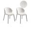 Set of 2 Dining Chairs MILES Corduroy-110715463
