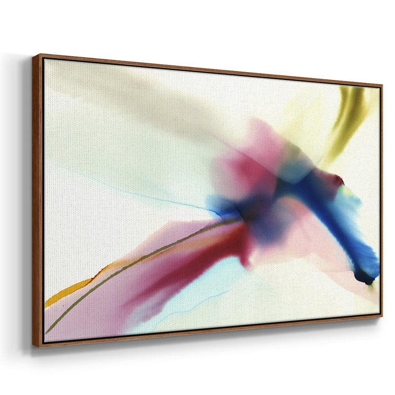 Impression sur toile encadrée, Toile encadrée noyer flottant, H 17 po x l 25 po x P 2 po