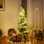 Arbre de noël en pin vert 5 pi slim crayon décoration