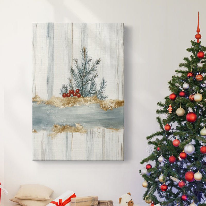 Art des Fêtes de Noël - Toile tendue avec châssis CCXCVII, H 27 po x l 18 po