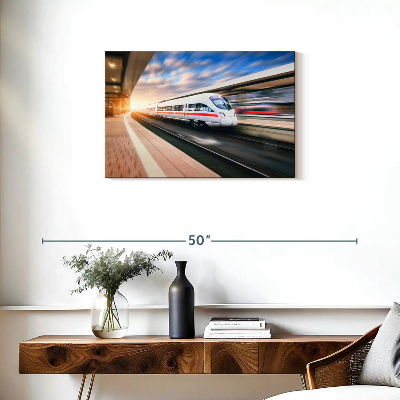 Mehar High Speed Train, 20" H x 30" W