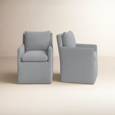 Alayaa Linen Dining Armchair