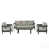 Light Gray Cushion/Black Frame est en rupture de stock