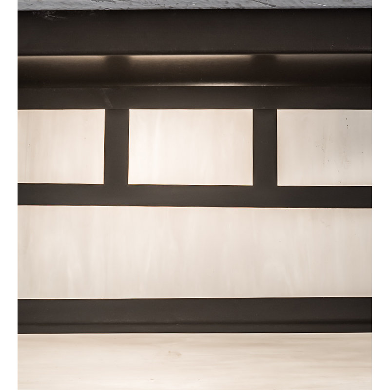 Plafonnier encastré carré 2 lumières 17" unique Almont