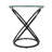 Dimitri Glass Top End Table-713180410