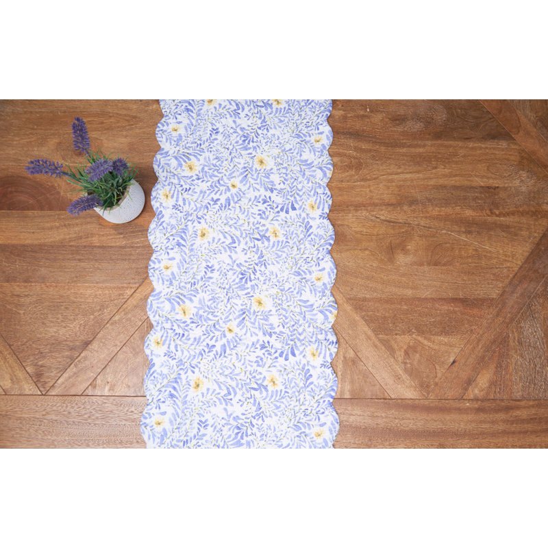 Dubey Cotton Rectangle Floral Table Runner