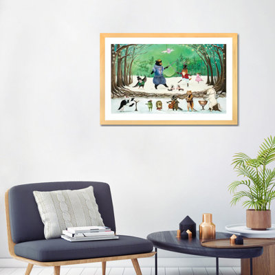 " The Waltz Of Winter " by Jahna Vashti Painting Print