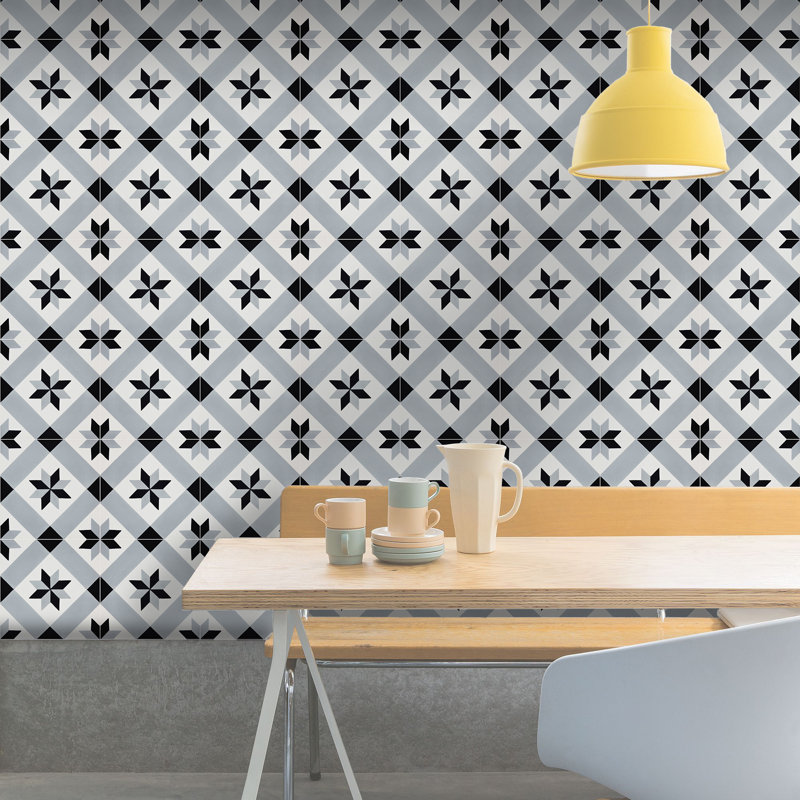 Carreau de mur et de sol à motif ciment 8 po x 8 po Kotoubia