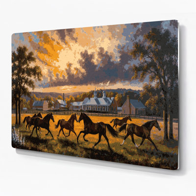 USA State Kentucky Brown Metal Wall Art