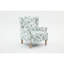 Chaises d'appoint confortables, pieds en tissu de bois, motif floral moderne pour le bureau à domicile