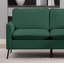 Fauteuil d'appoint en cuir vert Green Cat-2113822057