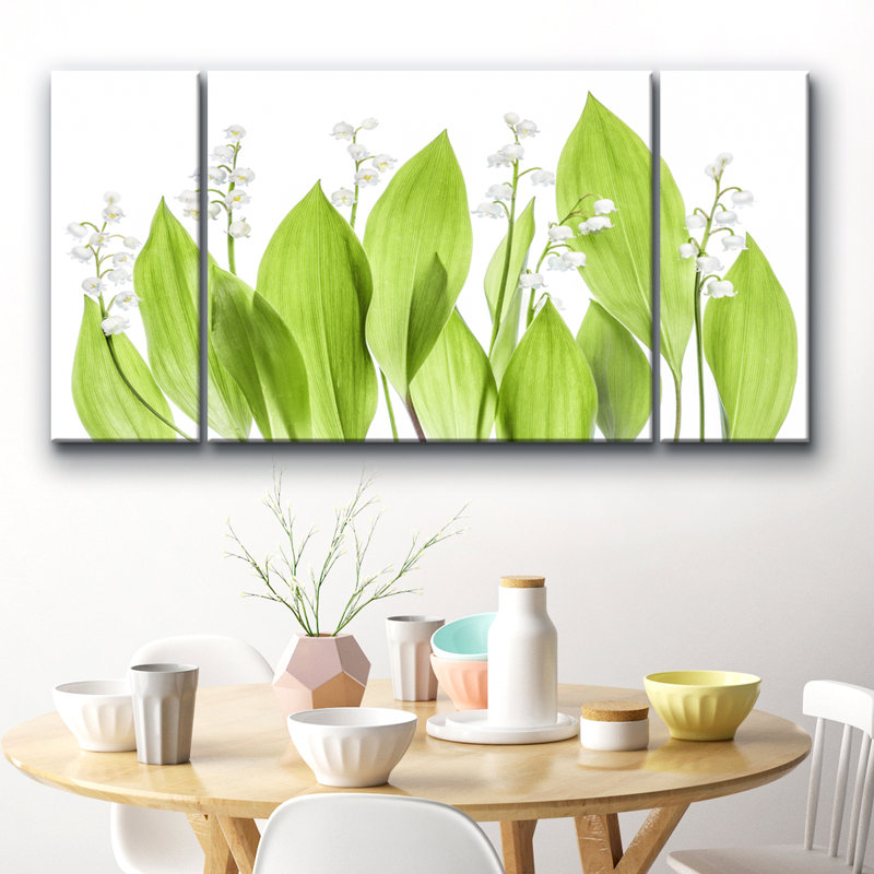 « lilly of the valley », impression à multiples images sur toile