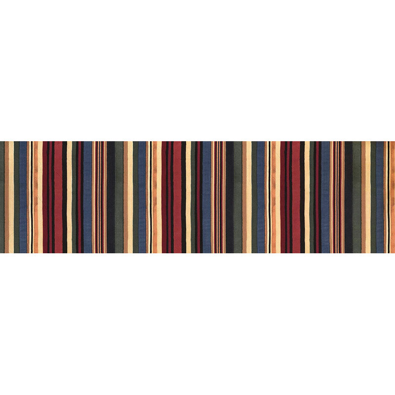 Bordure de papier peint à rayures rouges L 15 pi x l 6,75 po Color Stripes