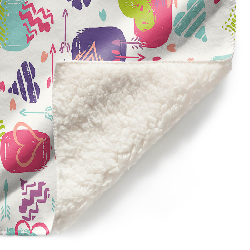 Couverture de hearts , 68 po x 80 po