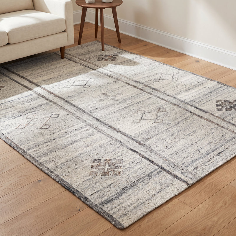 Jax Hand Tufted Geometric Indoor Rug, Rectangle 3' x 5'