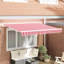 17 Stories Polyester Cover Retractable Patio Awning-1080963672-1080963704