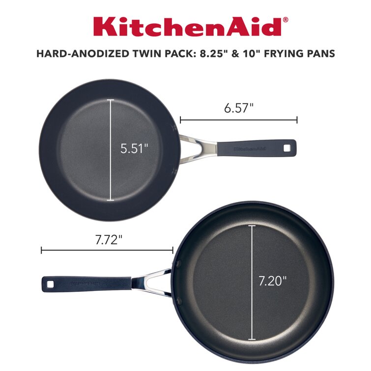 KitchenAid Hard-Anodized Induction Nonstick Frying Pan, 8.25-Inch
