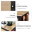 Pet Feeding Station With 1 Cabinet & 2 Elevated Bowls - Black, Long-Lasting Black Pull-Out Drawer Space Saving Solution
