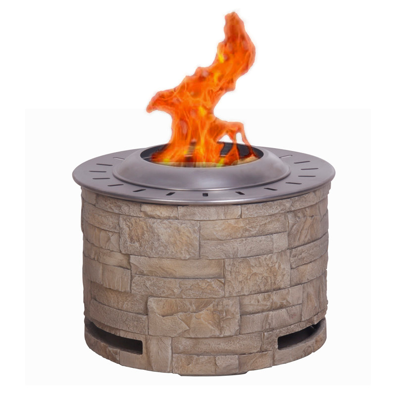 20.5'' Round Metal Fire Pit Stand