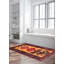 Tapis orange clair Dequita 3 pi 3 po x 6 pi 5 po